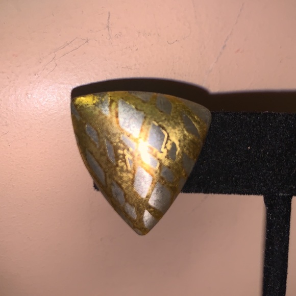 ARTIST MADE Jewelry - STERLING AND GOLD KEUM BOO EARRINGS